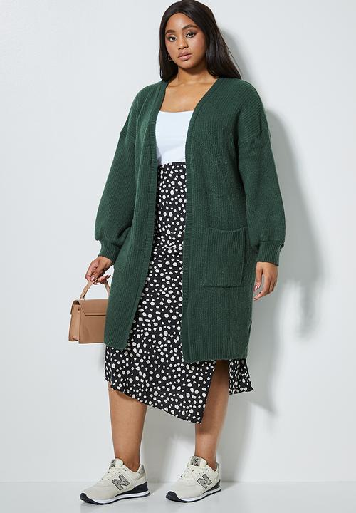 Superbalist - Soft knitwear cardi - green