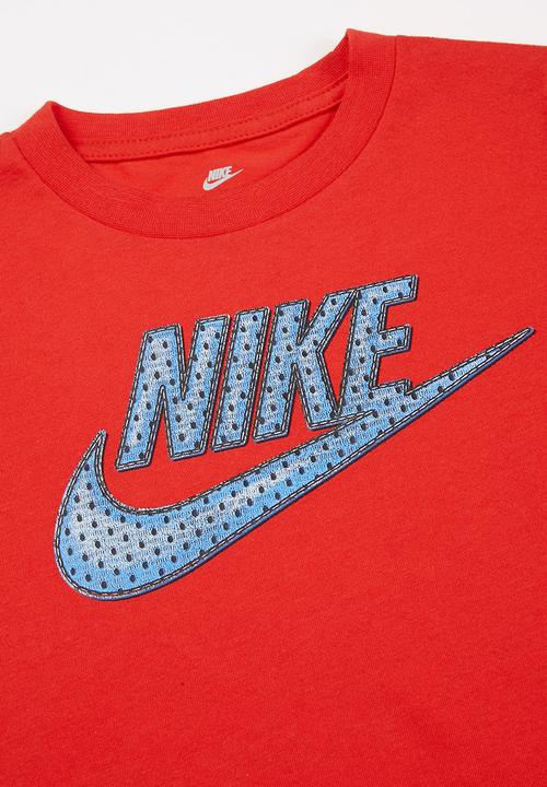 Nike - Faux jersey mesh futura tee - red