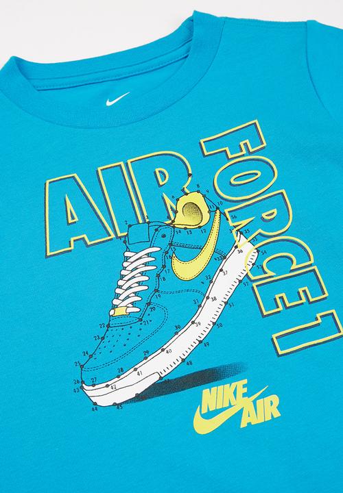 Nike - Nkb af1 connect the dots tee - blue
