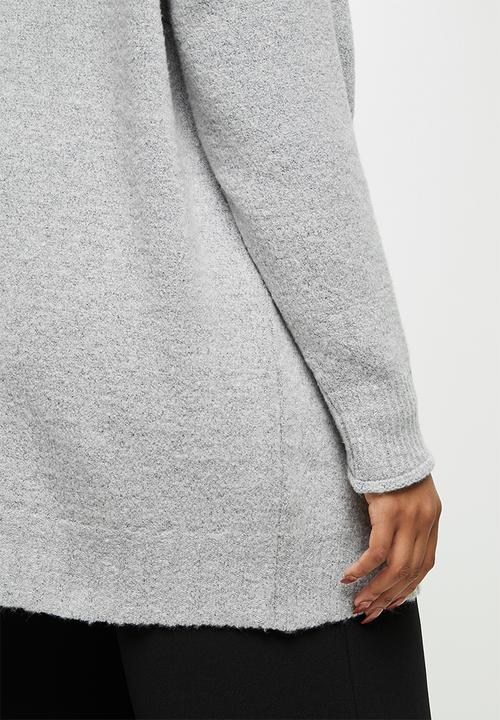 edit Plus - Soft open cardi - grey