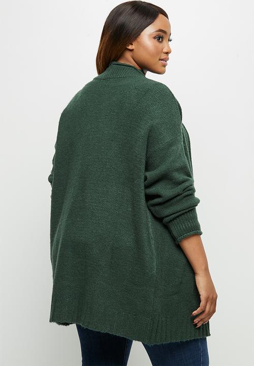 edit Plus - Soft open cardi - green