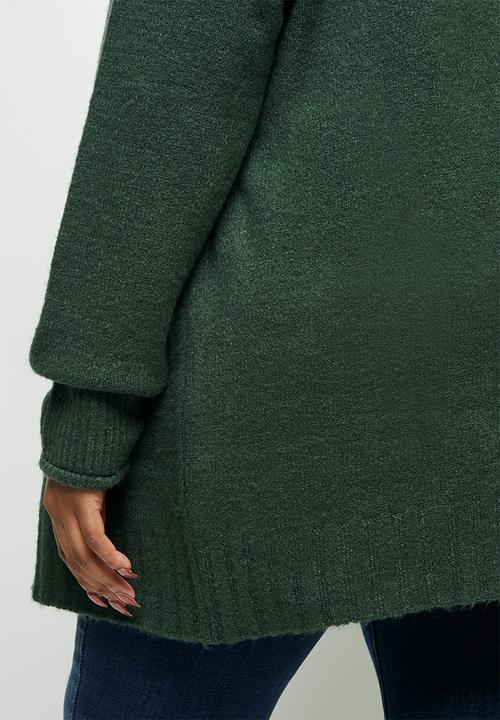 edit Plus - Soft open cardi - green