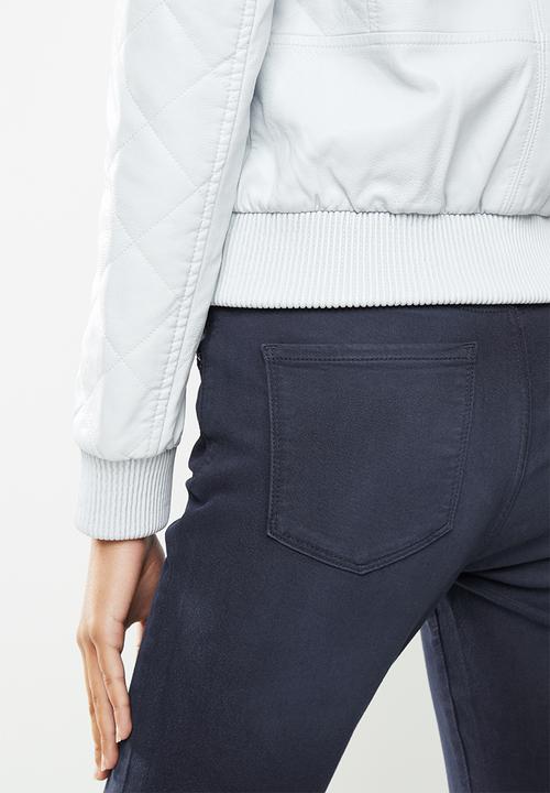 GUESS - Long sleeve Melissa pu bomber - blue