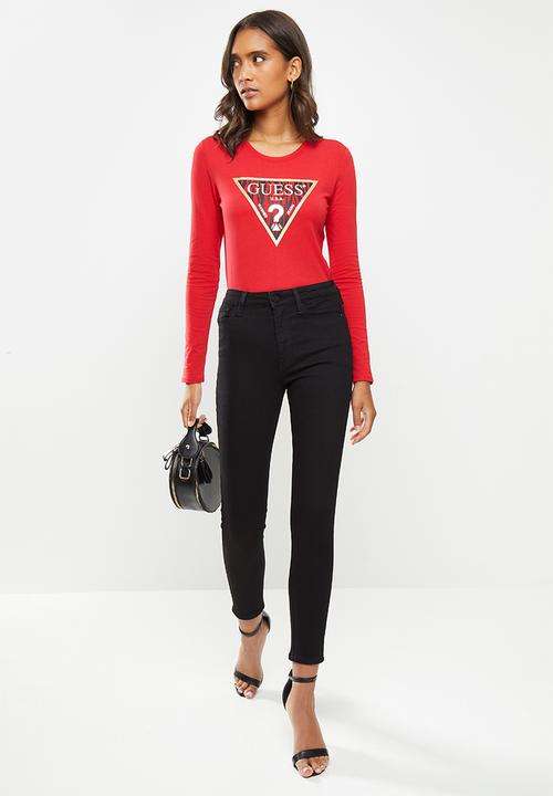 GUESS - High waist jean - black