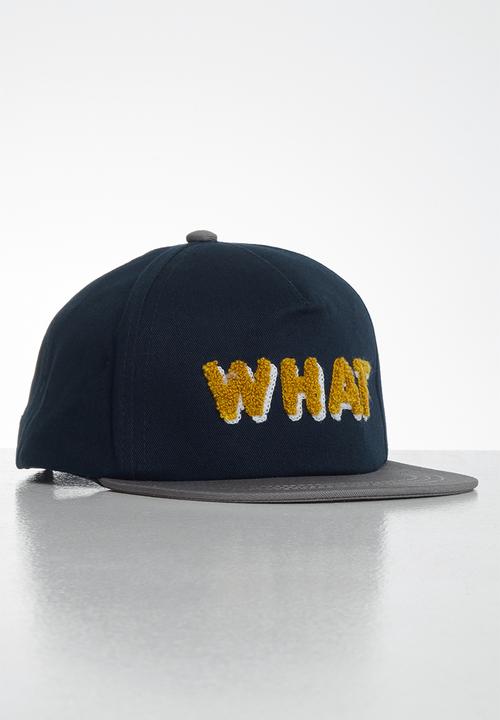 MINOTI - Boys navy 'what' cap - navy