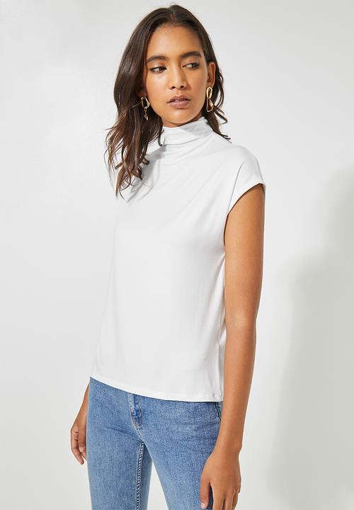Superbalist - Soft grown on neck relaxed tee - white