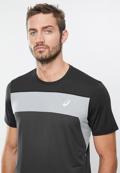 ASICS - Race ss top - black & grey