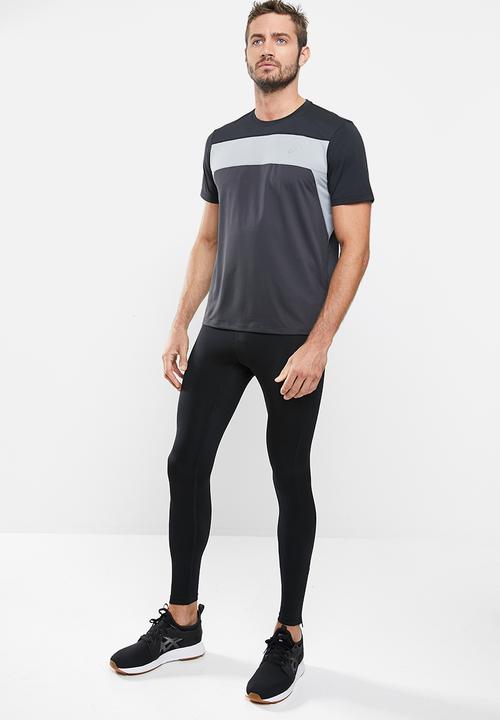 ASICS - Race ss top - black & grey