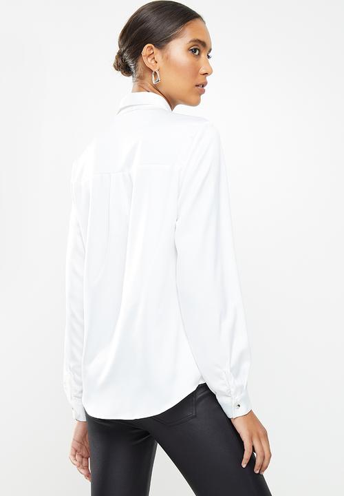 SISSY BOY - Simple as that blouse - white