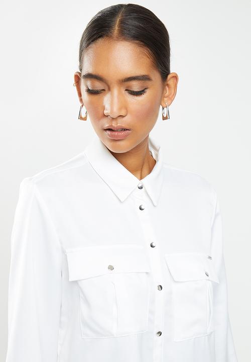 SISSY BOY - Simple as that blouse - white