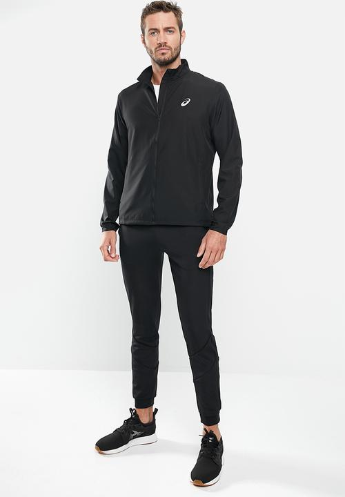 ASICS - Silver jacket - black