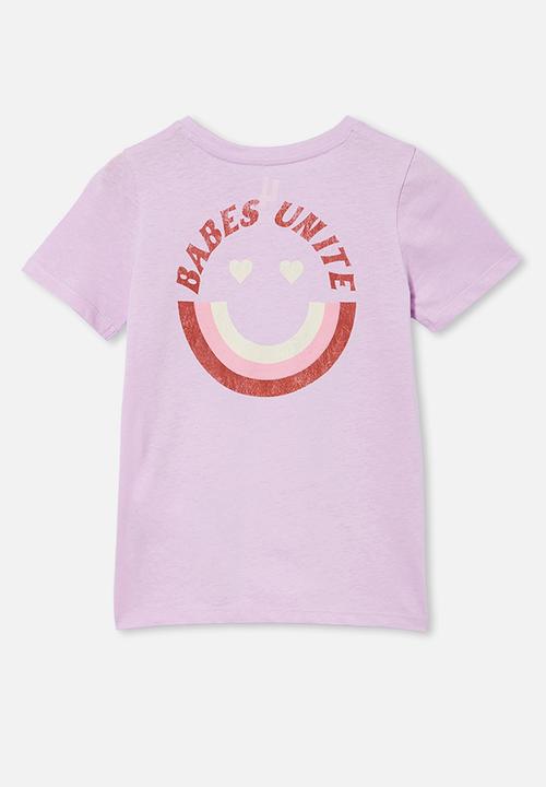 Cotton On - Penelope short sleeve tee - pale violet