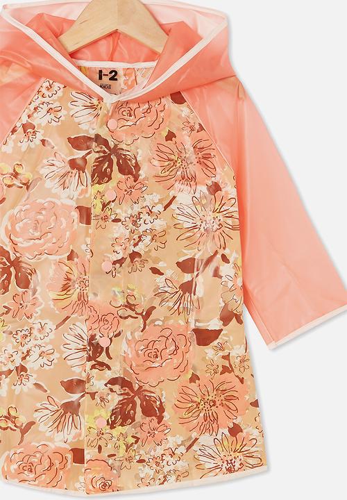 Cotton On - Cloudburst raincoat - pink