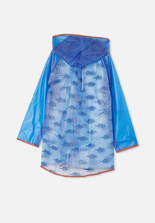 Cotton On - Cloudburst raincoat - blue