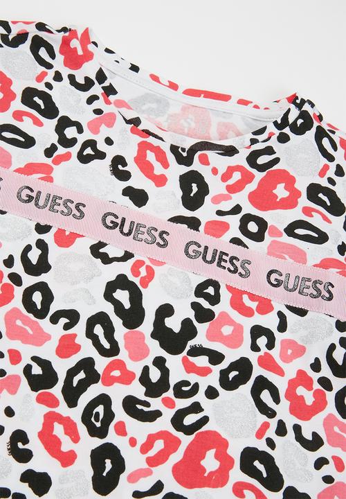 GUESS - Girls roll up sleeve tee - multi