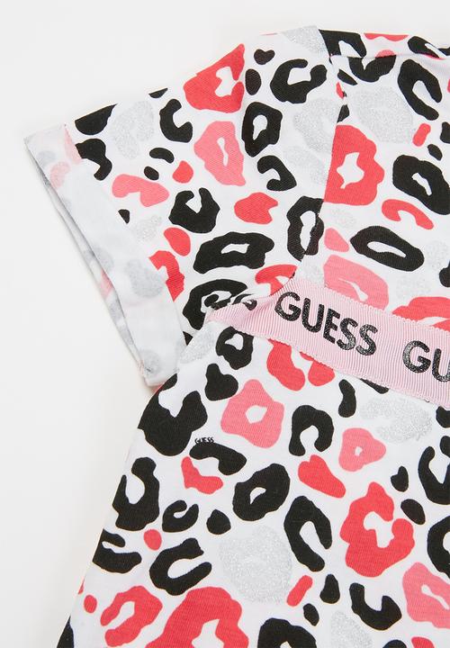 GUESS - Girls roll up sleeve tee - multi