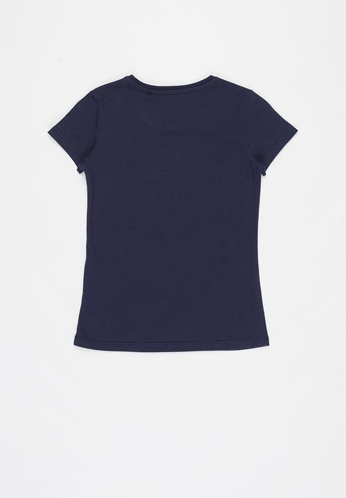 GUESS - Girls tam glitter tee - blue