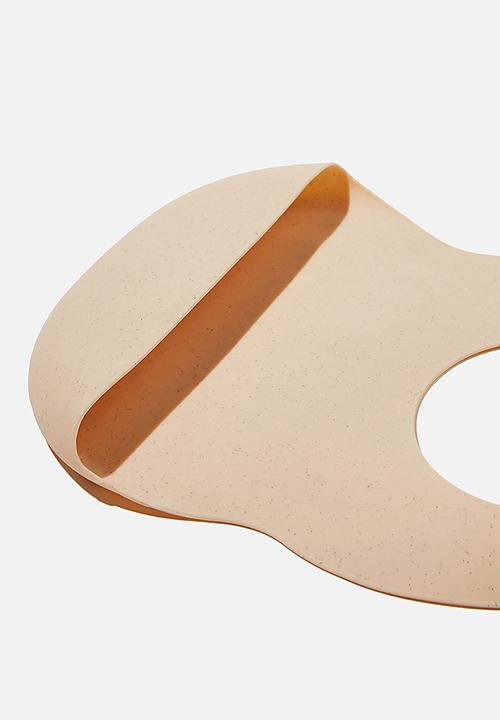 Cotton On - Silicone bib - oatmeal speckle