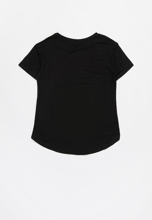 GUESS - Girls guess tee with pocket - black