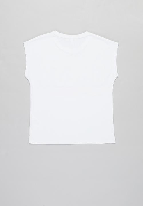 GUESS - Girls applique tee - white