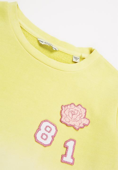GUESS - Girls knot active top - yellow