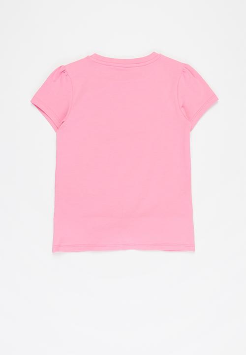 GUESS - Girls heart headphone tee - pink 