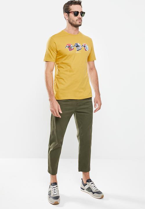 Ben Sherman - Helmets tee - mustard