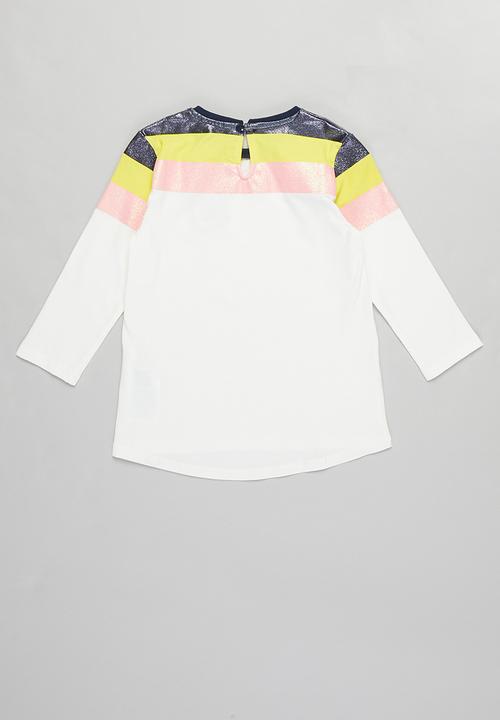 GUESS - Girls guess long sleeve tee - white