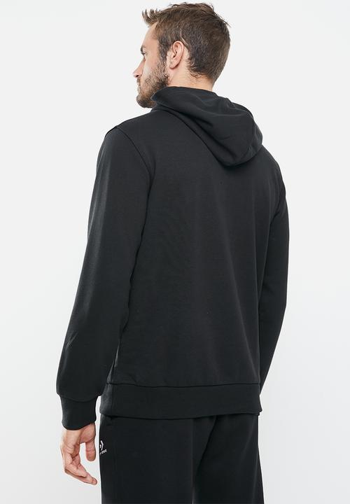Converse - Star chevron french terry pullover hoodie - black