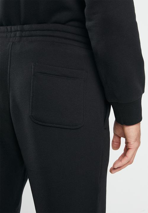 Converse - Converse embroidered star chevron fleece sweatpant - black