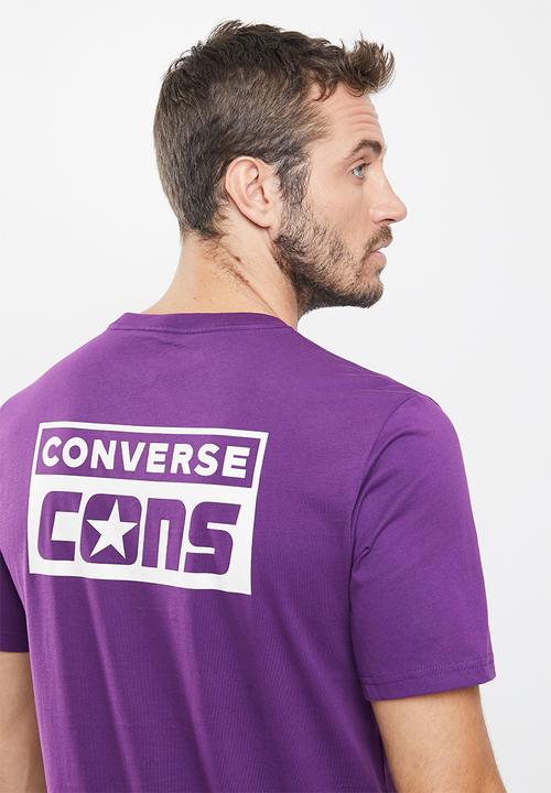 Converse - Cons graphic tee - purple
