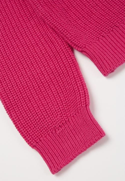 GUESS - Girls sweater - white/pink
