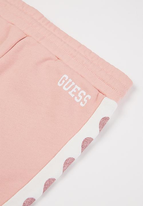 GUESS - Girls branded active pants - pink