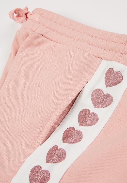 GUESS - Girls branded active pants - pink