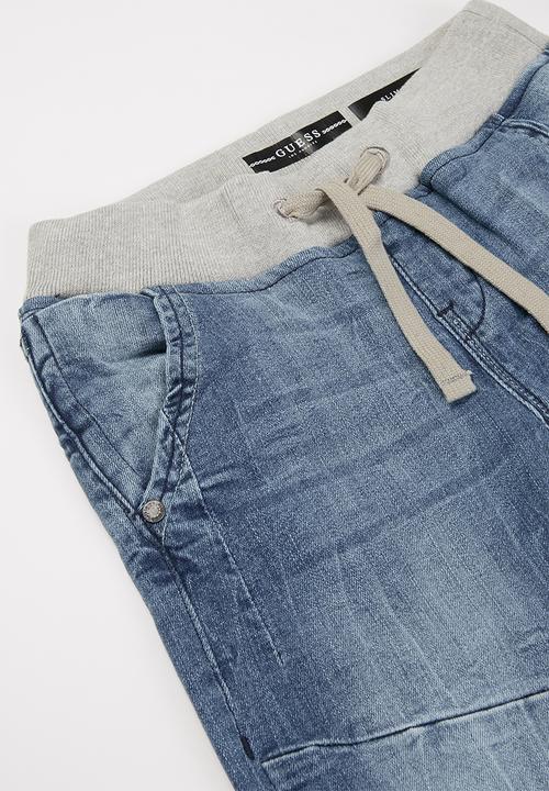 GUESS - Boys stretch denim slim pants - blue