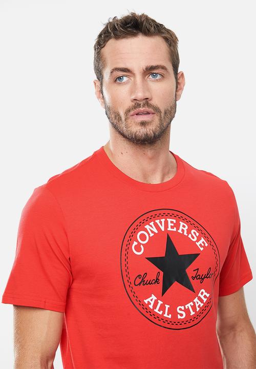 Converse - Chuck taylor patch graphic tee - red 