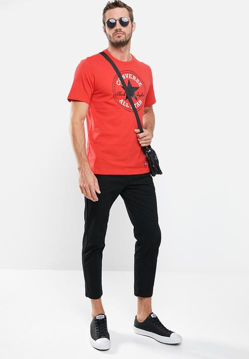 Converse - Chuck taylor patch graphic tee - red 