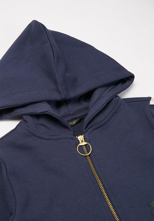 GUESS - Girls guess zip through hoodie - multi