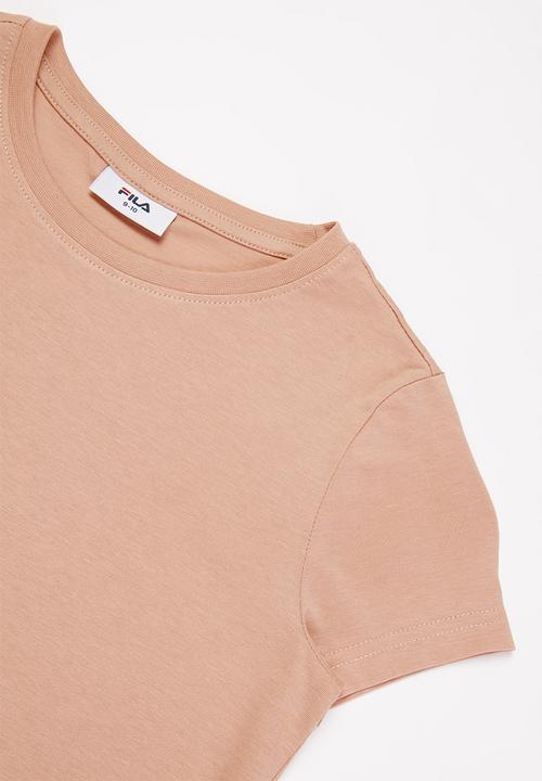 FILA - Mono deckle T-shirt dress - pink