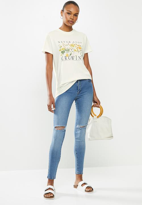 Cotton On - Classic arts t shirt - neutral 
