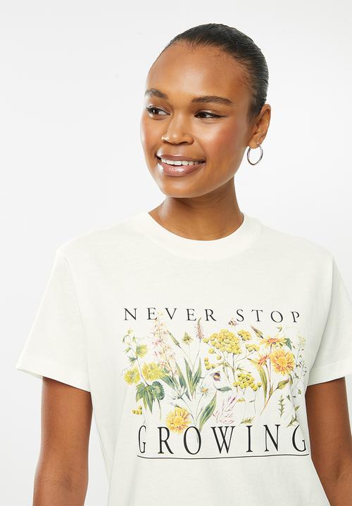 Cotton On - Classic arts t shirt - neutral 
