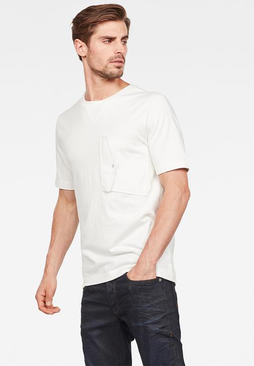 G-STAR - Korpaz pocket r t short sleeve - white