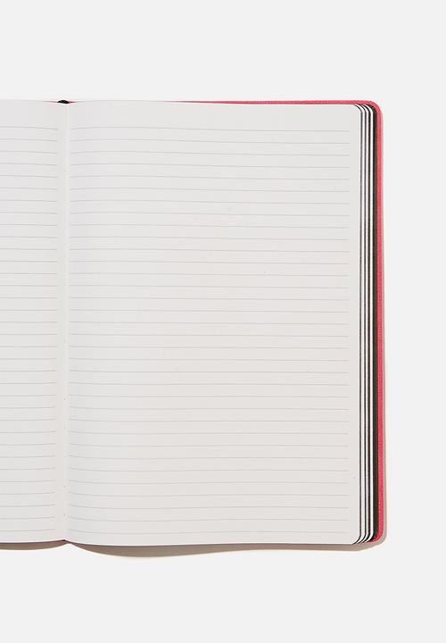 Typo - A4 buffalo journal - raspberry