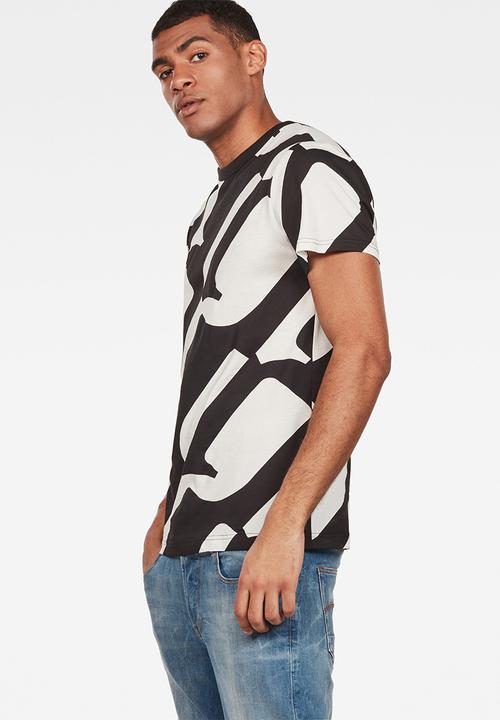 G-STAR - Hyce r t short sleeve  - black