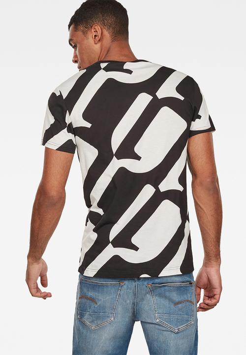 G-STAR - Hyce r t short sleeve  - black
