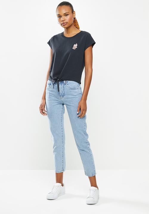 Cotton On - Mom jean -  blue