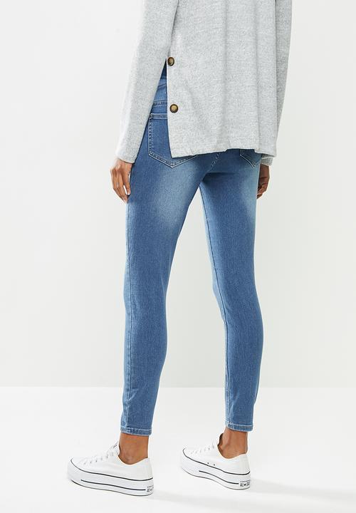 Cotton On - Maternity super stretch jean (over belly) - blue