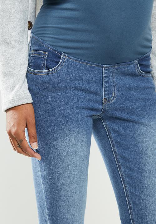 Cotton On - Maternity super stretch jean (over belly) - blue