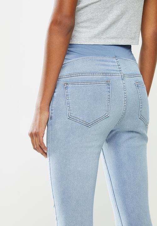 Cotton On - Maternity super stretch jean (over belly) - blue