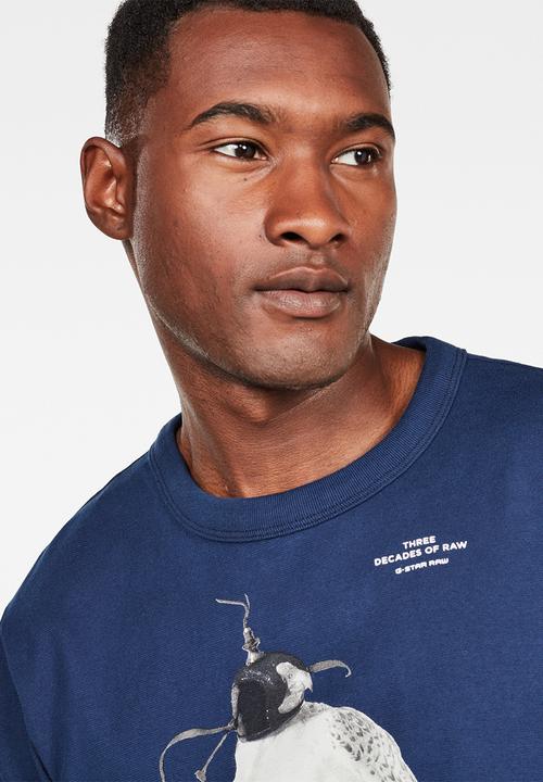 G-STAR - 30yr r t short sleeve - blue
